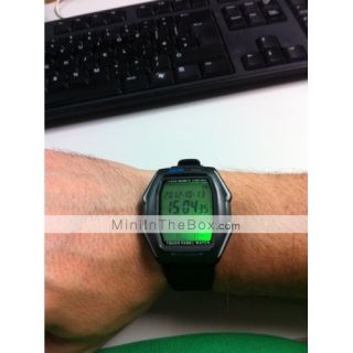 USD $ 6.59   Touch Screen Remote Control Automatic Wrist Watch   Black 