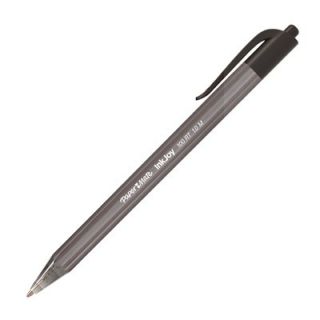 Paper Mate InkJoy 100 RT Pens Medium Point 10 mm Translucent Black 