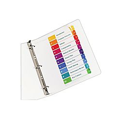 Avery Ready Index 30percent Recycled Table Of Contents Dividers Bulk 
