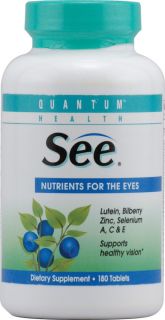 Quantum See® Nutrients for the Eyes    180 Tablets   Vitacost 