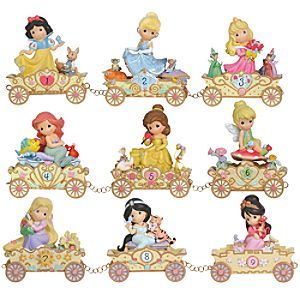 Precious Moments Disney Princess Train Collection  Figurines 