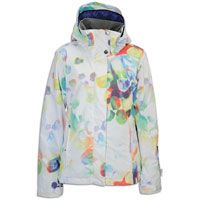 Quiksilver Jetty Insulated Jacket   Womens   White / Multicolor