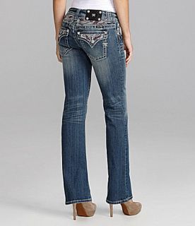 Miss Me Jeans Rhinestone Embellished Bootcut Jeans  Dillards 