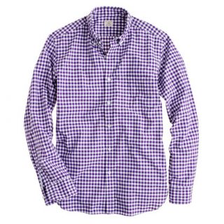 Secret Wash shirt in medium gingham   slim shirt shop   Mens shirts 
