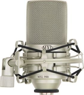 MXL 990 Condenser Microphone with Shockmount  Musicians Friend