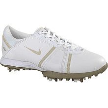 Nike Womens Air Dormie II Golf Shoe (White/Birch)   SportsAuthority 