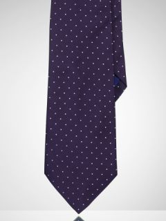 Pin Dot Silk Tie   Purple Label US/Purple_Label/Men/Ties   RalphLauren 