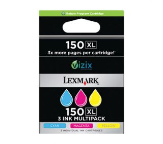 Lexmark 150XL High Yield Color 3pk, CMY