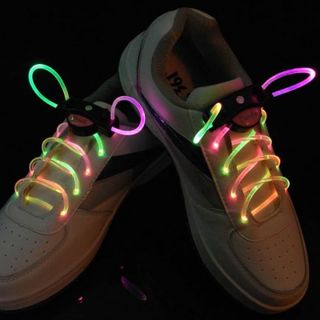 NYCool Led skosnöre Luminescent Shoelace multi colored på Tradera.