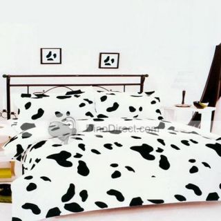 Wholesale Cotton Cow Bedspread Bedding Sheet Set 4Pcs   