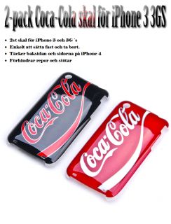 2x Coca Cola Skal för iPhone 3 3GS på Tradera. iPhone 4/4S 
