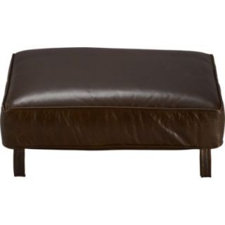 Blake Leather Ottoman Cushion Available in Chocolate, Espresso, Grey $ 