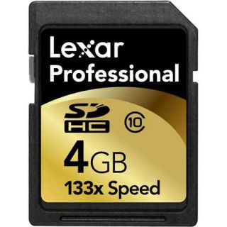 Lexar 4 GB, 133x High Speed Series, Professional Secure Digital High 