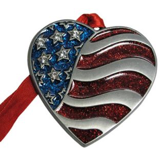 American Flag Heart Christmas Ornament  Meijer