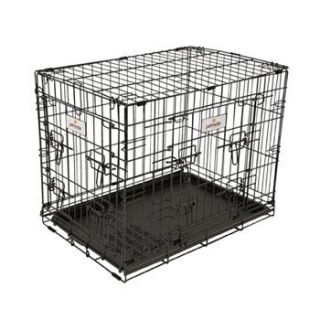 Home Dog Carriers, Crates & Kennels Petmate 2 Door Elite Retreat Wire 