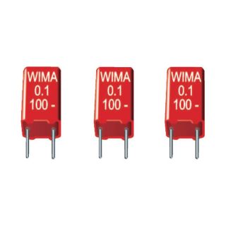 Wima MKS 2 Miniatur Kondensator MKS 2 10µF 50V 5 Rastermaß 5 mm 10 