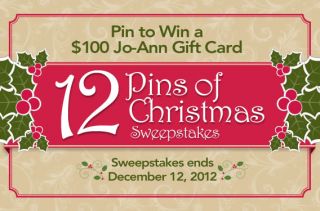 12 Pins of Christmas Sweepstakes