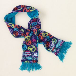 accessories   accessories   scarves   peace fleece scarf  Childrens 