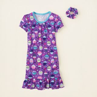 pj place   girl 4 14   cupcake nightgown  Childrens Clothing  Kids 
