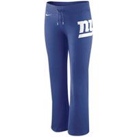 Nike NFL Tailgater Fleece Pant   Womens   New York Giants   Navy 