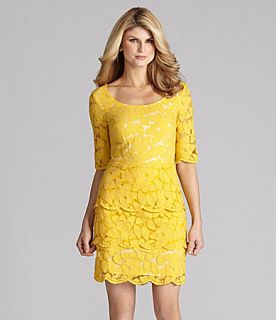 Antonio Melani Tatum Floral Lace Dress  Dillards 