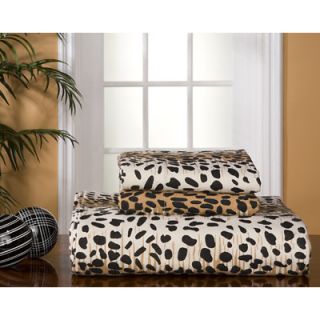 Pointehaven Printed Flannel Twin Size Sheet Set   Cheetah   BJs 