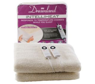 Buy DREAMLAND Intelliheat Fleece Electric Mattress Protector   Double 