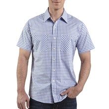 Carhartt Lightweight Plaid Shirt   Short Sleeve (For Men) in Wave Blue 