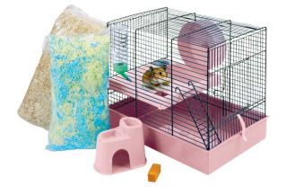 Hamster Starter Kit   Pink. from Homebase.co.uk 