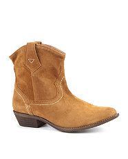 Tan (Stone ) Limited Tan Suede Cowboy Ankle Boots  258913818  New 