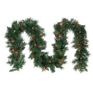 Charm Tree® 9Ft Easton Pine Multi Color Lighted Garland   6 Pack 