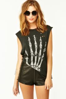 Skeleton Hand Muscle Tee in Whats New at Nasty Gal 
