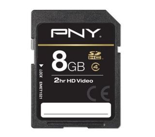 PNY Optima Class 4 SDHC Memory Card   8GB Deals  Pcworld