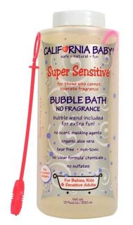 California Baby Bubble Bath   Super Sensitive   13 oz   
