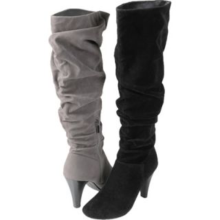 Brinley Co. Womens Slouchy High Heel Boots