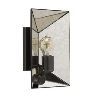 Faceted Mirror Sconce