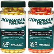 Kingman Training 11 mm Paintballs 200 rounds   