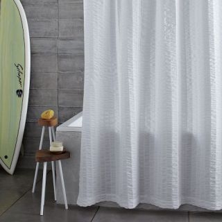 Seersucker Shower Curtain