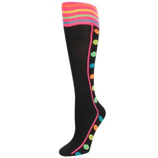 Womens   Minicci   Womens (1 pk) Neon Button Knee Socks   Payless 