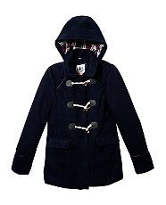 Navy (Blue) Teens Navy Hooded Duffle Coat  258768941  New Look