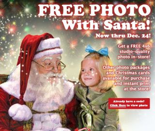 Santas Wonderland 2012 Free Photo, In stores Nov. 10   Dec. 24 