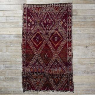 Found Moroccan Rug   Purple Allover Diamonds  west elm