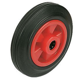 Rubber Wheels 160mm Diameter  Screwfix