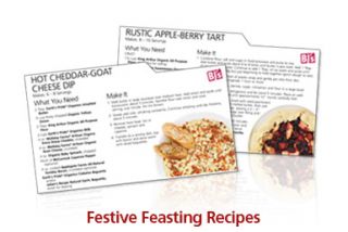 Serve up easy to make delectable delights for the season.