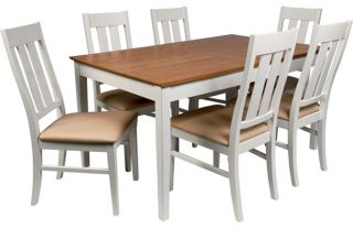 Wiltshire Two Tone Dining Table from Homebase.co.uk 