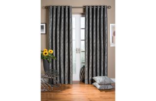 Whiteheads Cosmopolitan Platinum Lined Curtains   46 x 72in from 