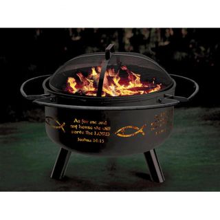 Christian Theme Firepit/Grill   973340, Heater Fireplace at Sportsman 