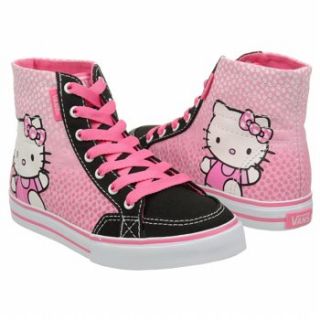 Athletics Vans Kids Hello Kitty Corrie Hi Pink/Black FamousFootwear 