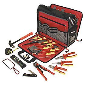 CK Electricians Premium Tool Kit & Bag  Screwfix