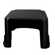 EZ UP 10.5in x 17.5in x 14in One Step Stool in Black   6 Pack   Ace 